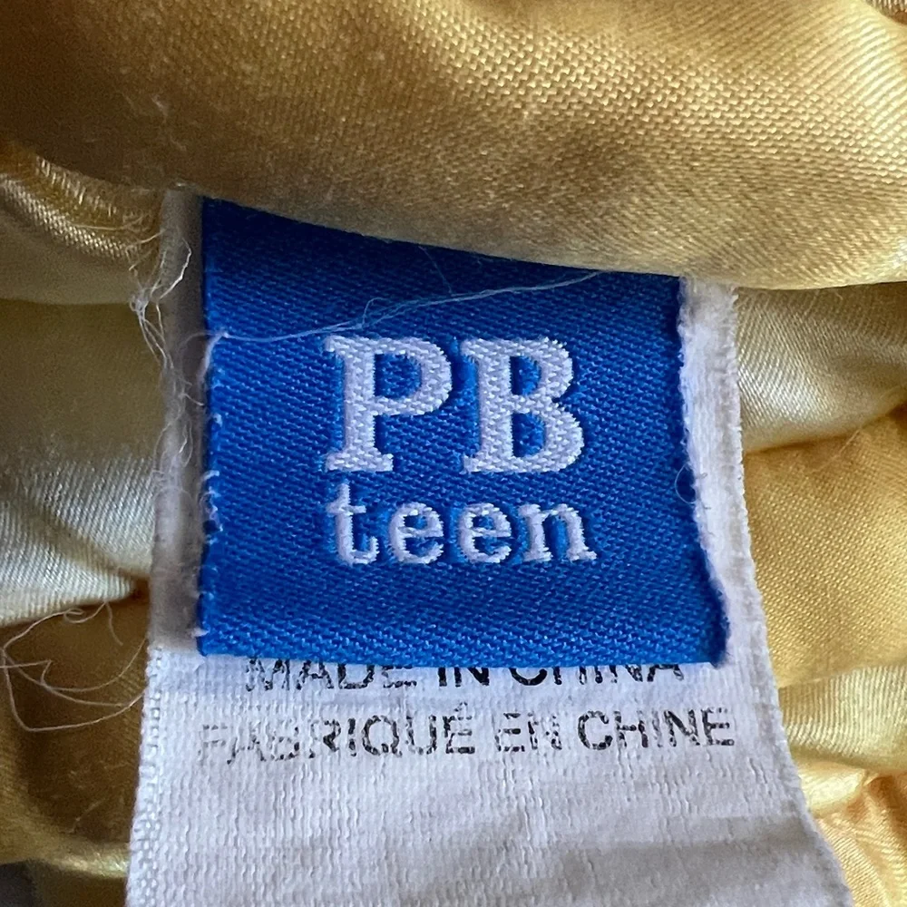 PB Teen yellow Comforter with one standard sham